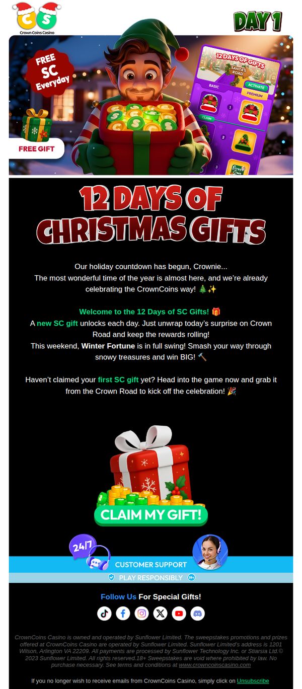 10. 12 Days, 12 SC Gifts: Claim Yours Now! 🎁
