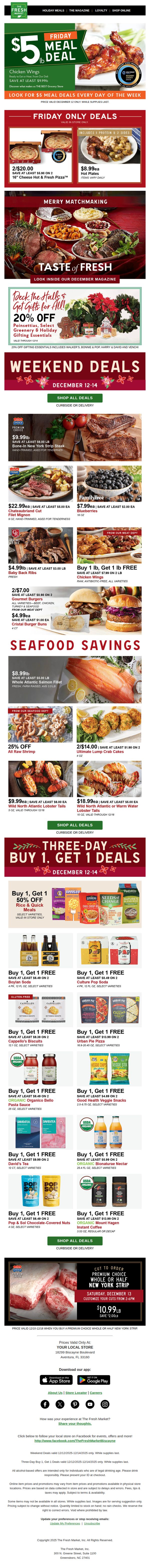 7. Friday feasts: craveable wing meal deal