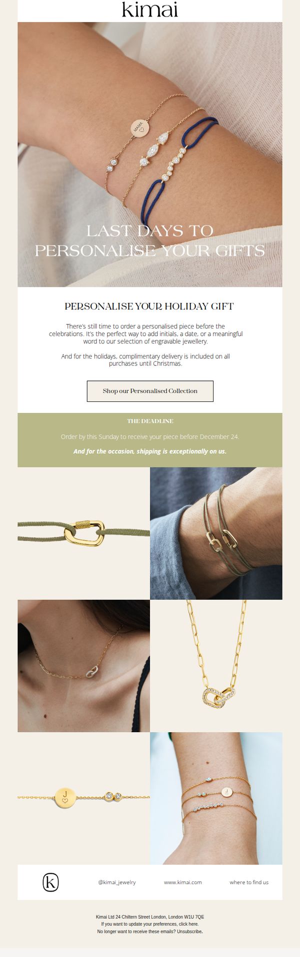 7. Kimaï: Last Days to Personalise Your Holiday Gift