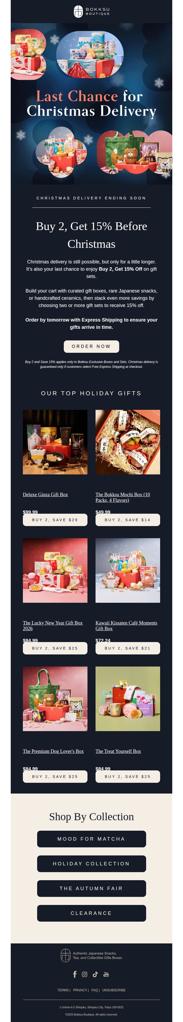 9. Bokksu: Less Than 48 Hours for Holiday Savings