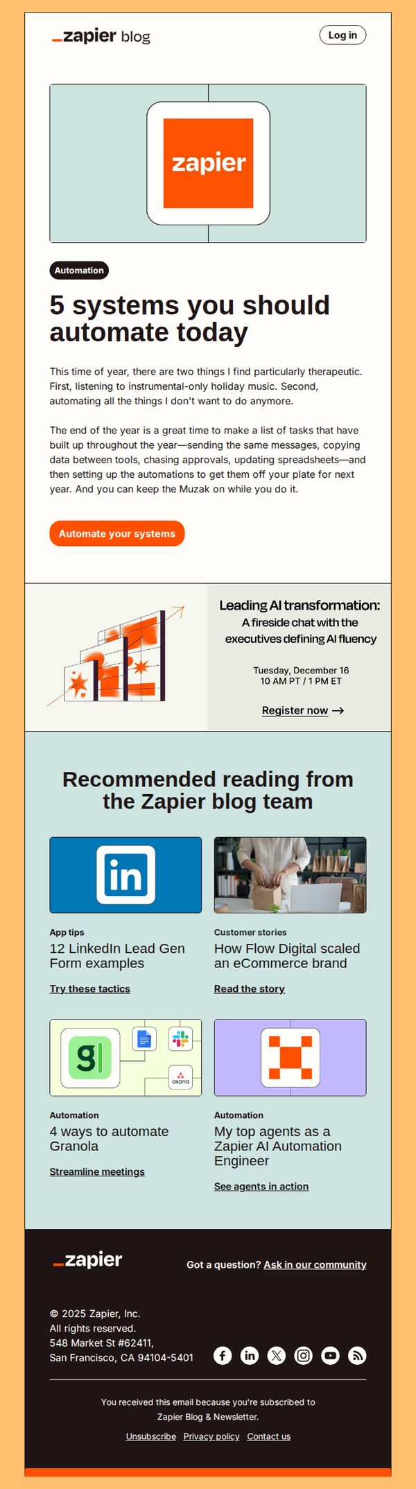 9. Zapier : What you should automate