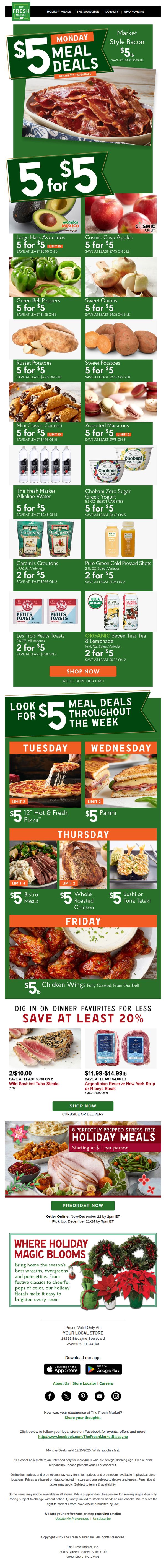 10. Start the week with $5 finds & foodie delights