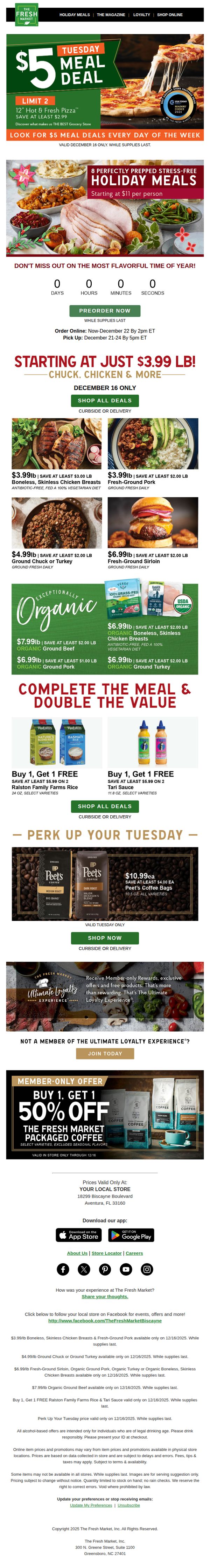 8. Tuesday picks: chuck, chicken & more deals