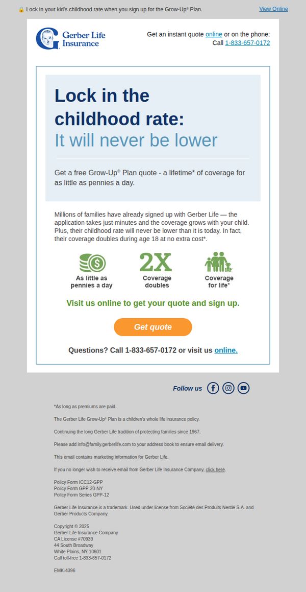 6. Final notice: Get the lowest possible rate