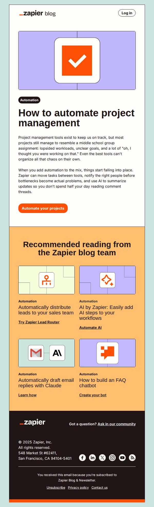 10. Automate project management