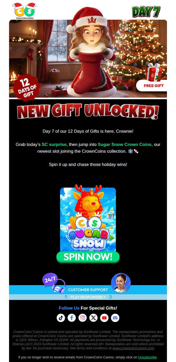 6. A New Day, a New SC Gift! 🎁