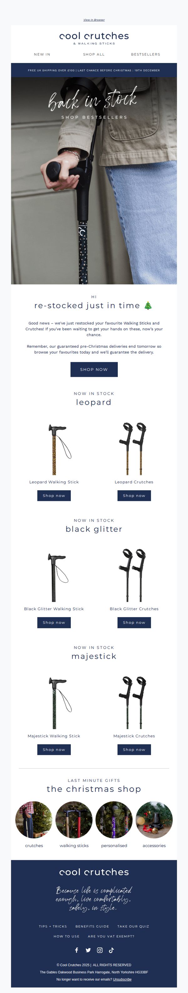 Cool Crutches