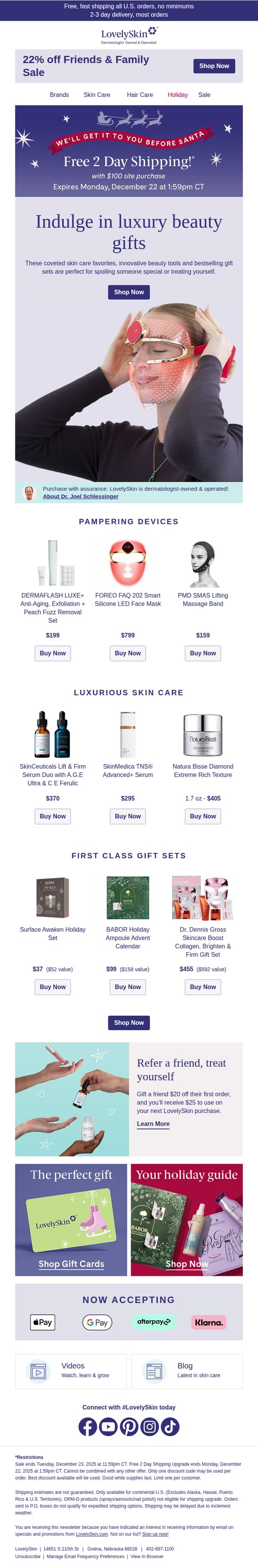 6. Luxurious gift ideas that impress with FREE 2 Day Shipping Upgrade!