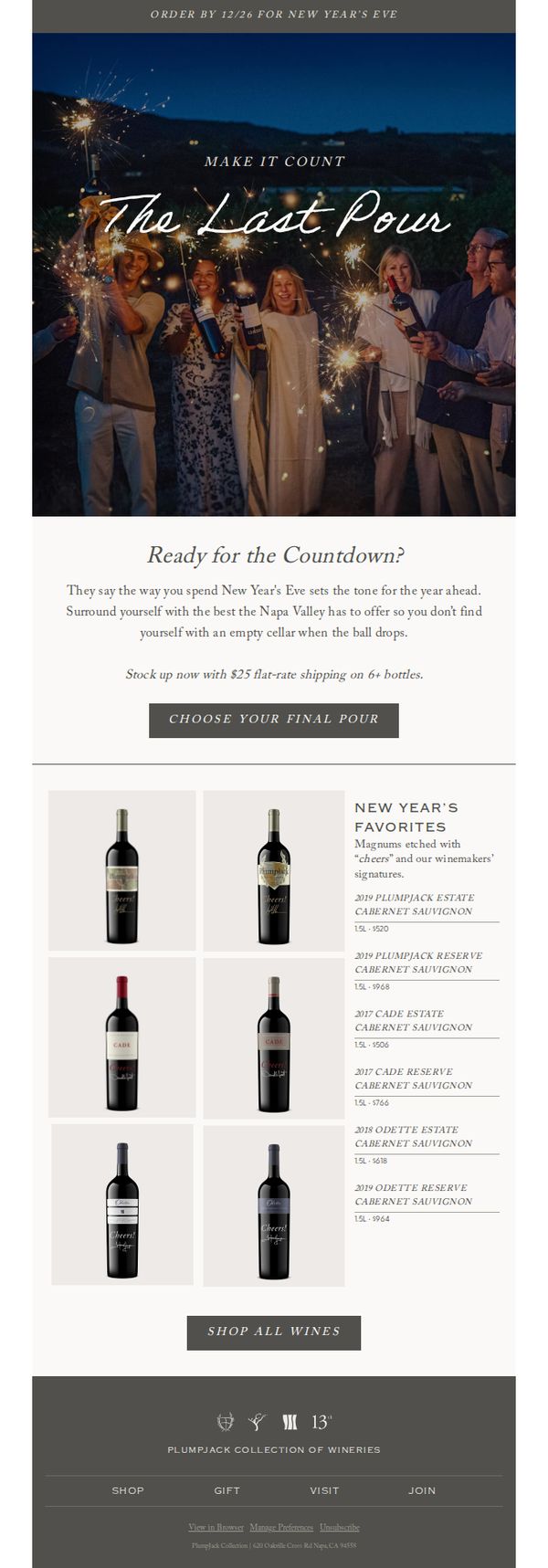 PlumpJack Collection of Wineries