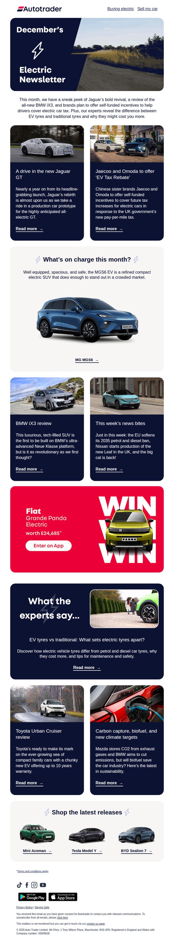 10. The latest electric news from BMW, Jaguar, Toyota and more!