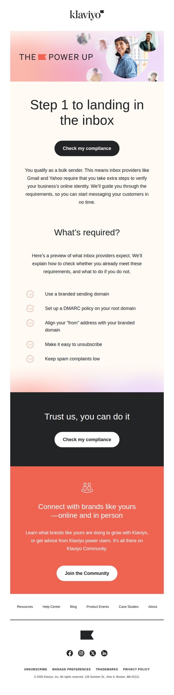 10. Step 1 to landing in the inbox