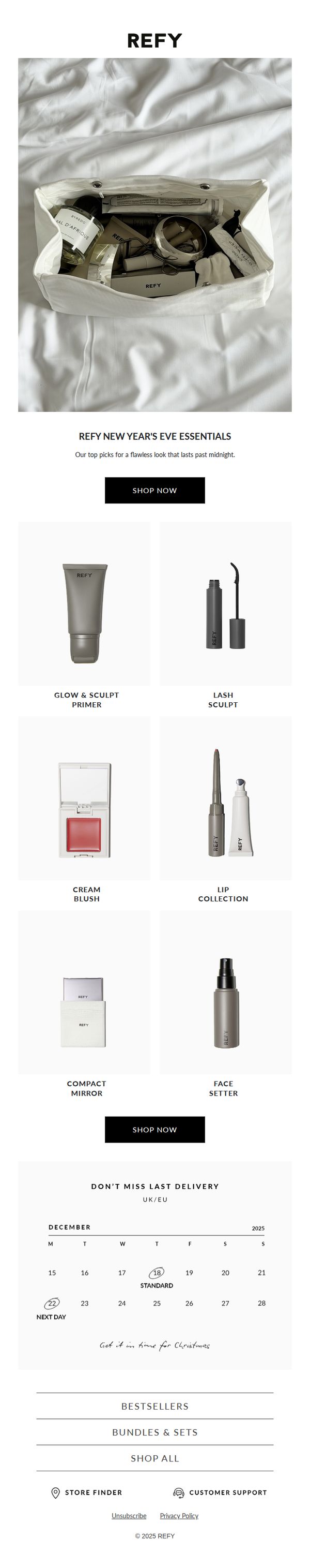 8. REFY: Get New Year's Eve ready with REFY
