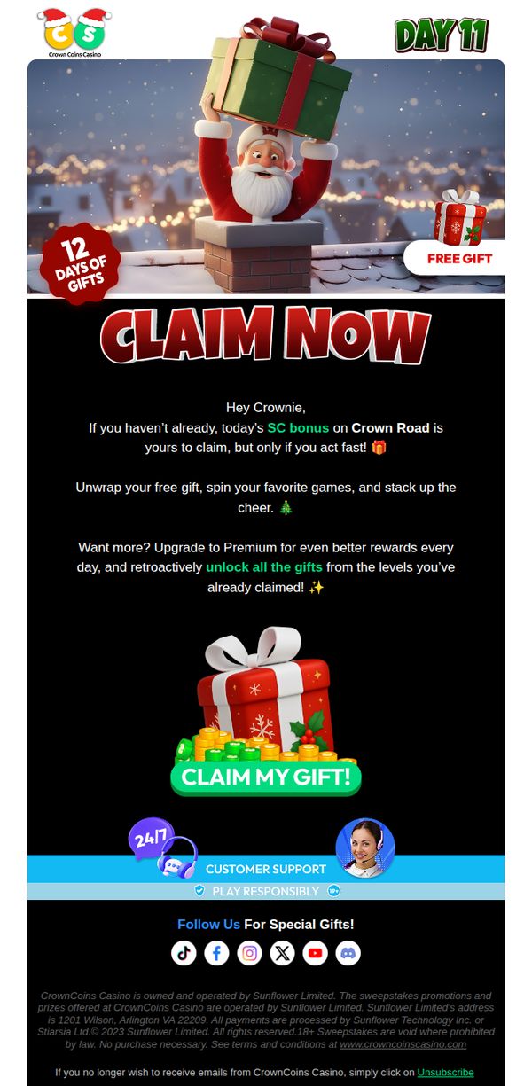 10. Another Gift Just for You, Crownie! 🎁