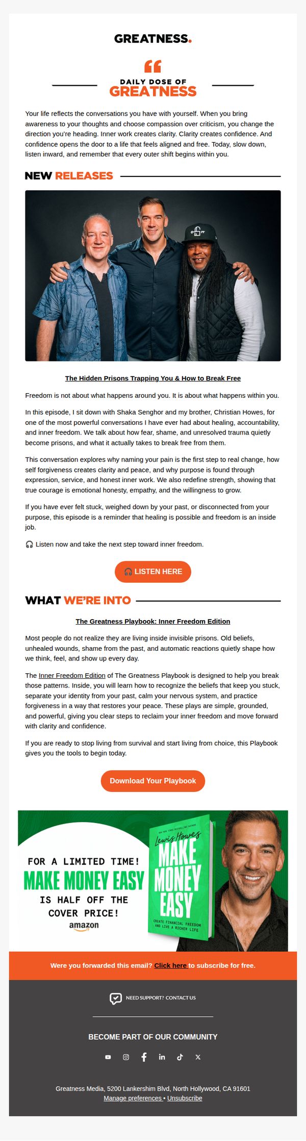 6. Lewis Howes: Breaking Free From the Inside Out 🕊️