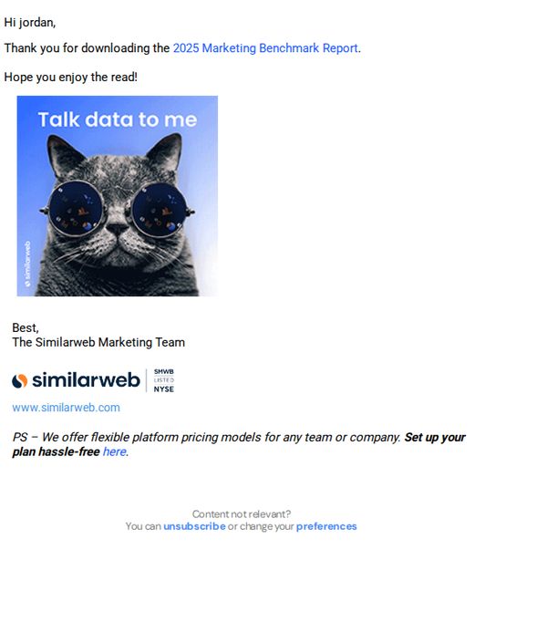 10. Similarweb: jordan, here are your insights