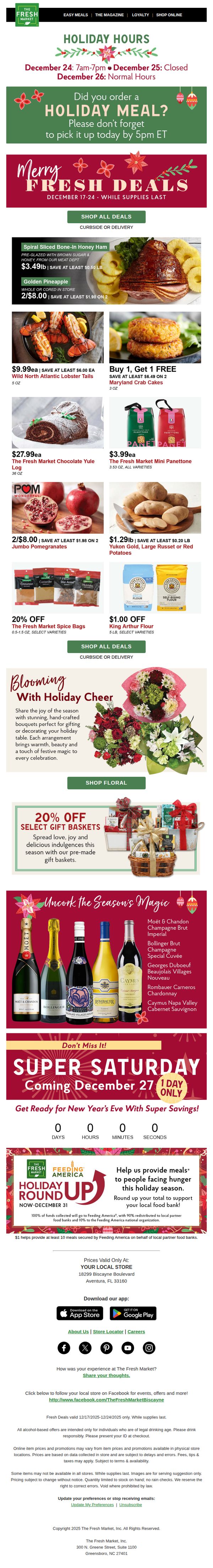 7. Merry, fresh & delicious: prep your table for the big day