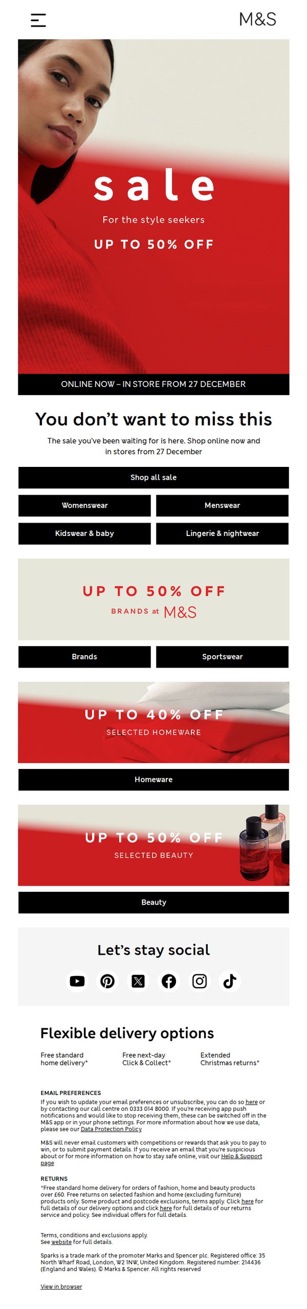 7. Ready, set, SALE