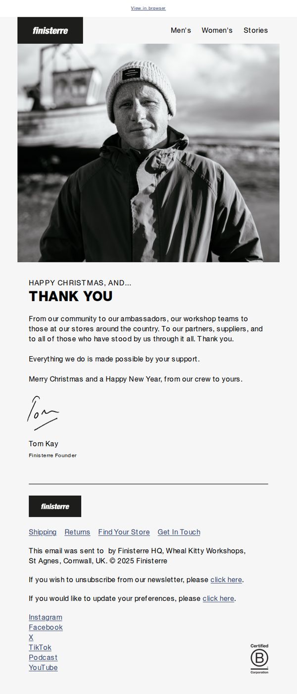 8. Happy Christmas, And Thanks For Your Support...