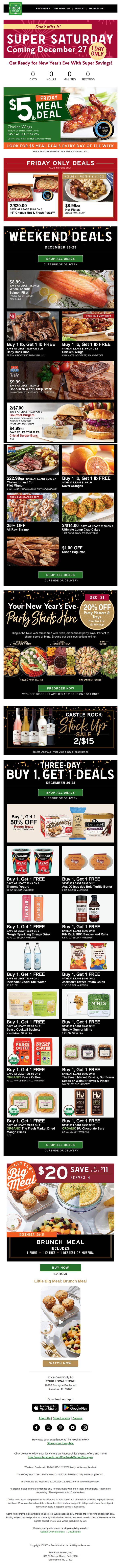 8. Your Friday deals + weekend BOGOs are here