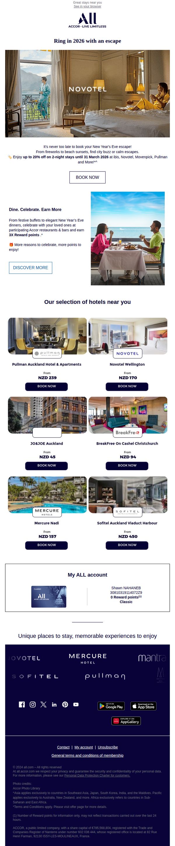 8. Swissôtel Hotels & Resorts: 🎊Last-minute NYE staycation dreams? We've got ideas for you!