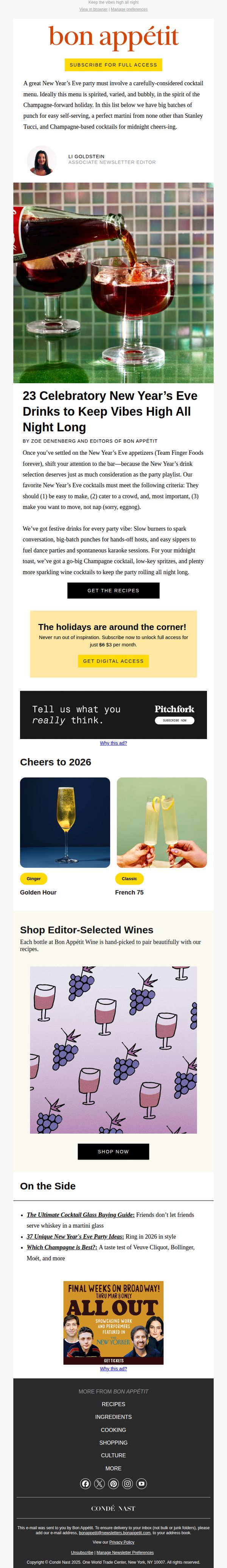 6. 23 celebratory New Year’s Eve cocktails