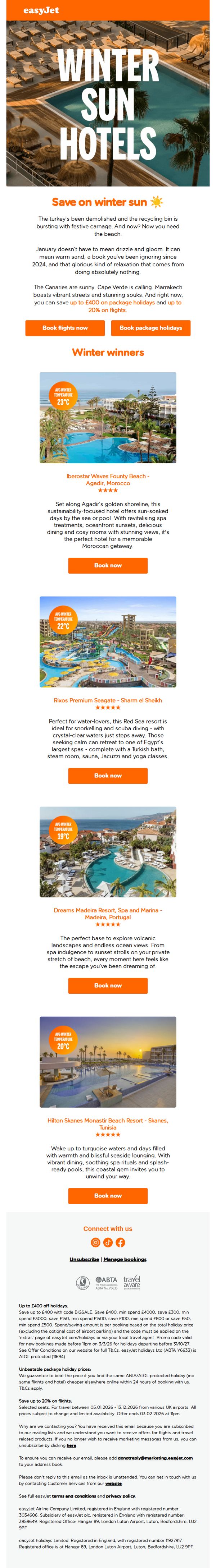 7. Winter sun hotels perfect for post-Christmas R&R 🌴