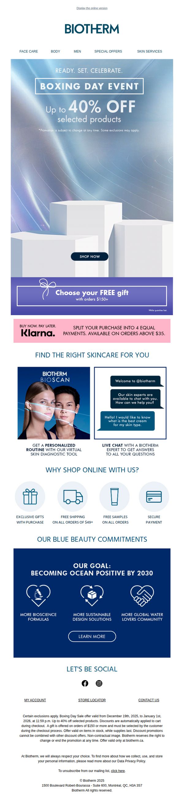 6. Biotherm - CA FR: Hurry! 🎁 Up to 40% Off Select Products – Limited Time Only!