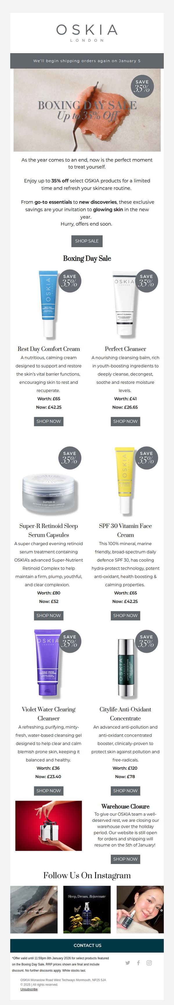 OSKIA Skincare