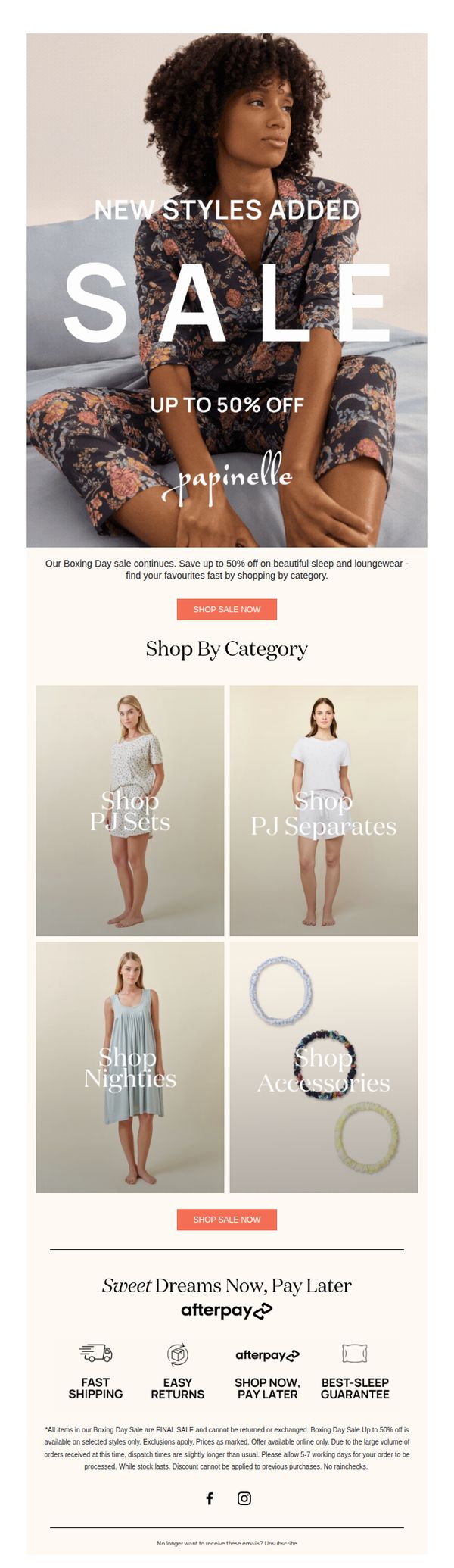 7. Papinelle: bryon, Up To 50% Off Is Waiting...