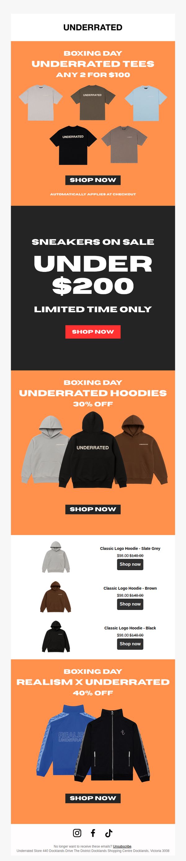 10. Underrated: Boxing Day Sale: Ends Tomorrow
