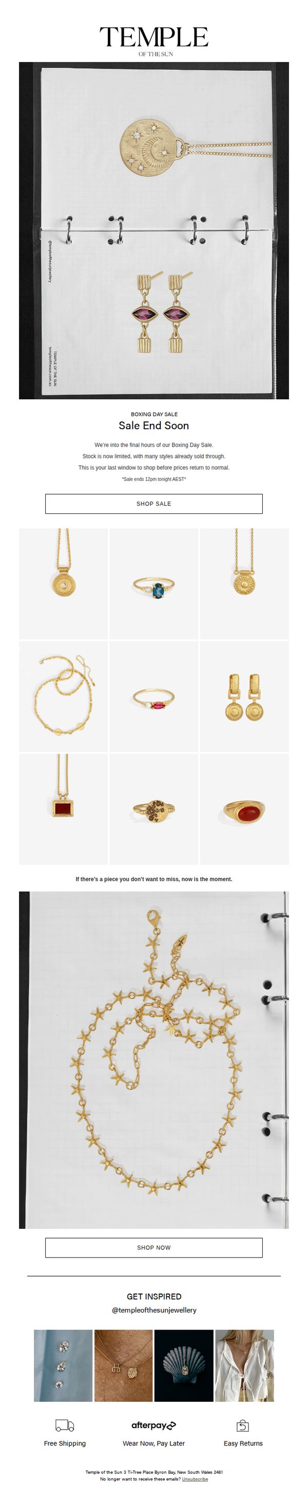 Temple of the Sun Jewellery 