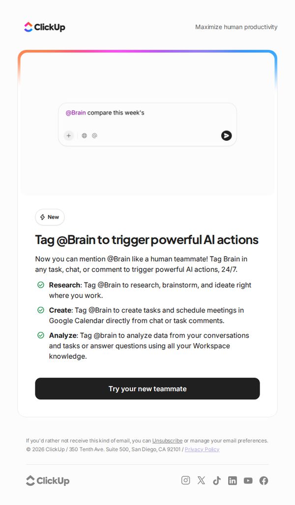 6. Meet your new teammate: Introducing @Brain Agent