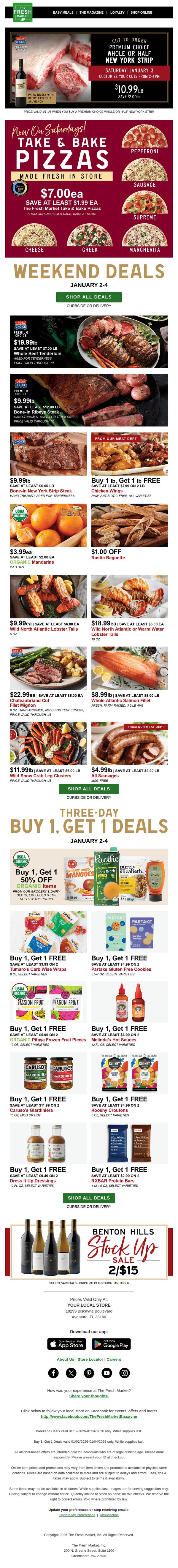 8. Elevate Saturday with cut-to-order New York Strip