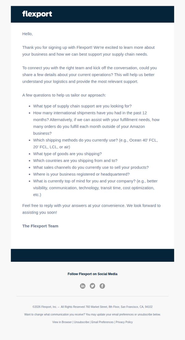 Flexport - US
