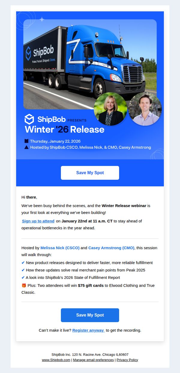 8. Sneak Peek: Major ShipBob Upgrades Ahead ❄️