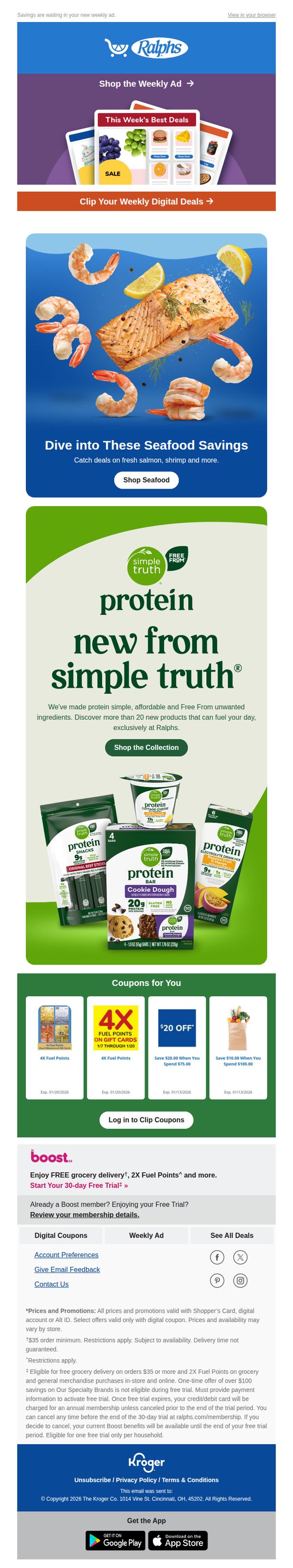 9. New Weekly Ad Deals? ✅ | The Seafood Sale Is Back | New Simple Truth Protein