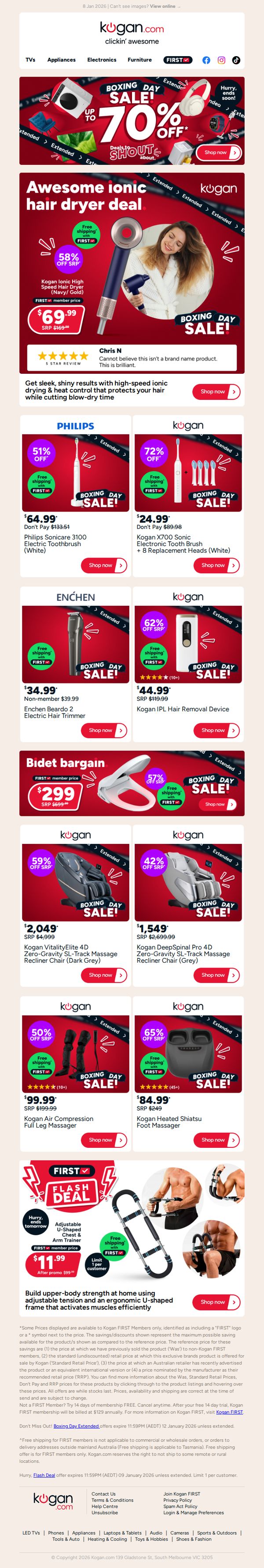 9. Healthier hair for less ❗ High Speed Hair Dryer ONLY $69.99 (58% OFF standard retail price)