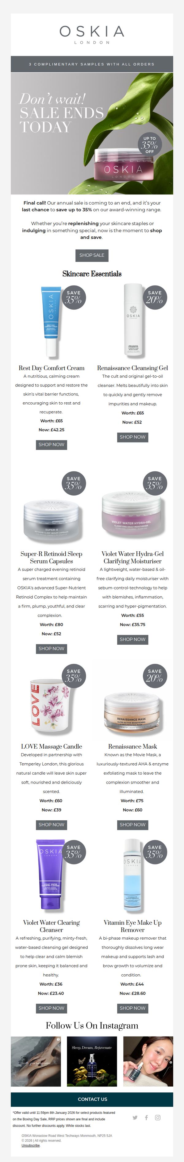 OSKIA Skincare