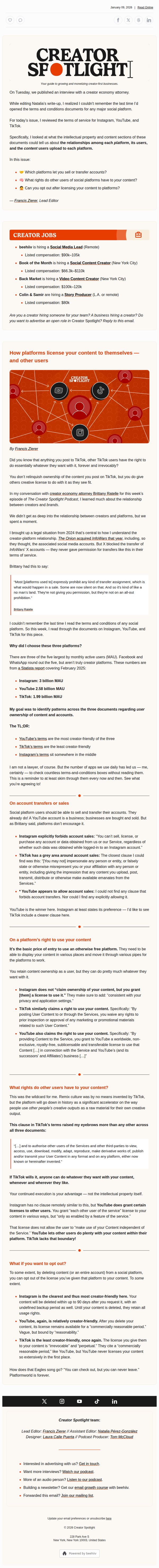 6. 🔴 What rights do platforms have to your content?