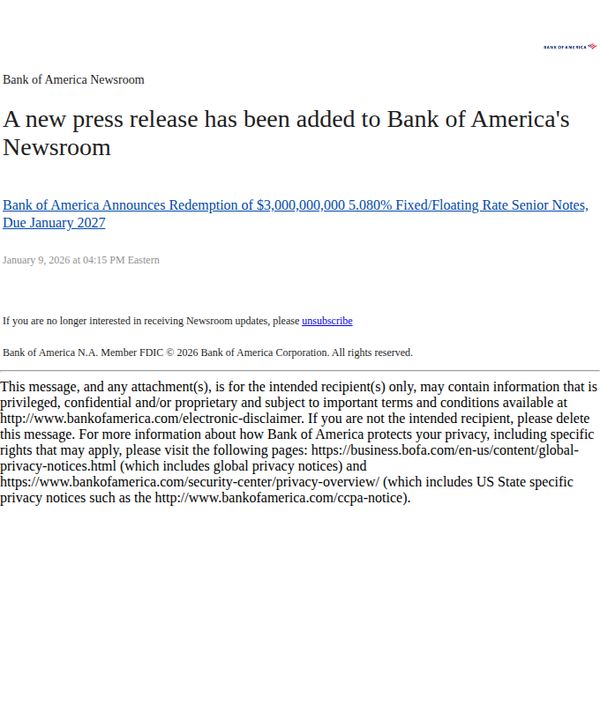 Bank of America