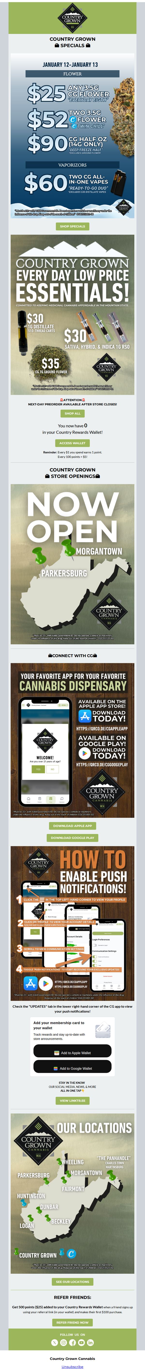 9. ❄️🔥 Flower & Vape Deals Jan 12–13 🔥❄️