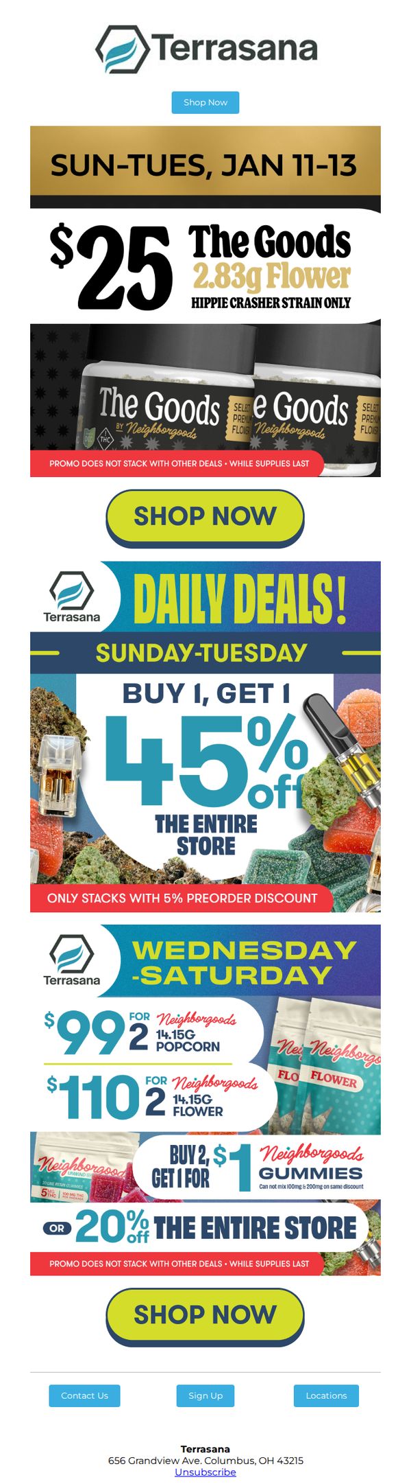 6. Save on THE GOODS!