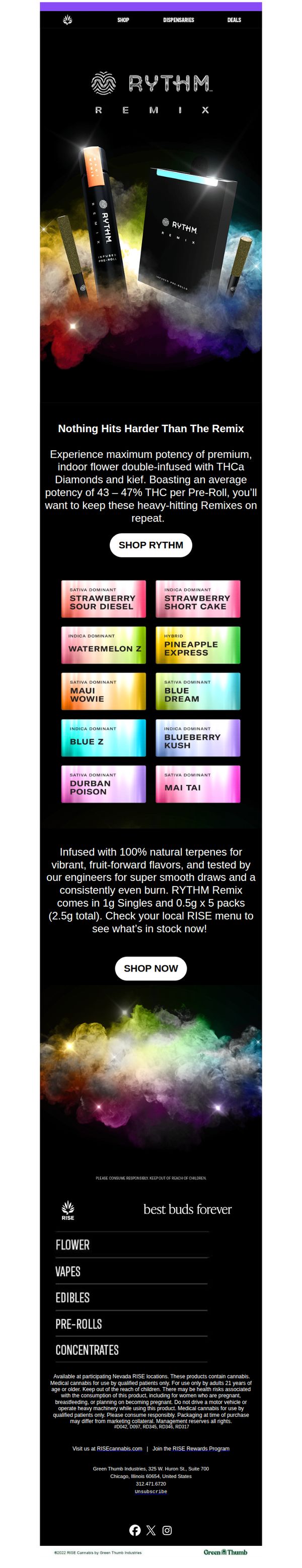 6. Have you Tried RYTHM Remix Infused Pre-Rolls?