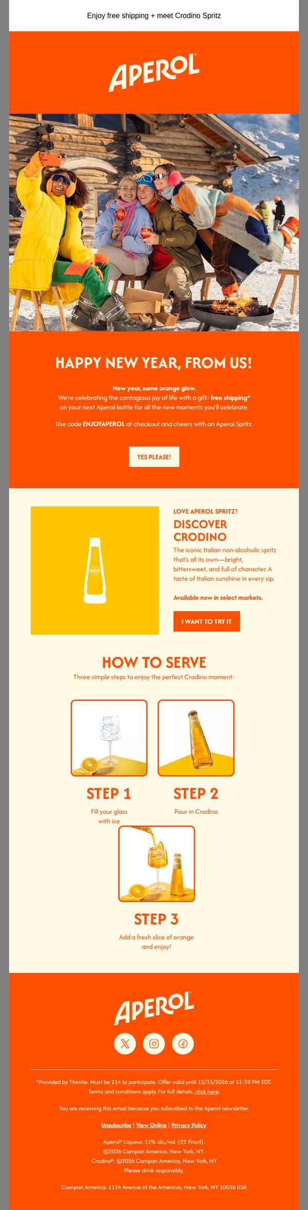 8. Aperol: Something Bright to Start 2026 Right