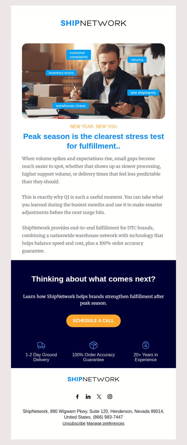 6. Peak season has passed. Here’s what matters now