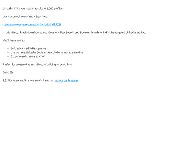 7. linkedin x-ray search