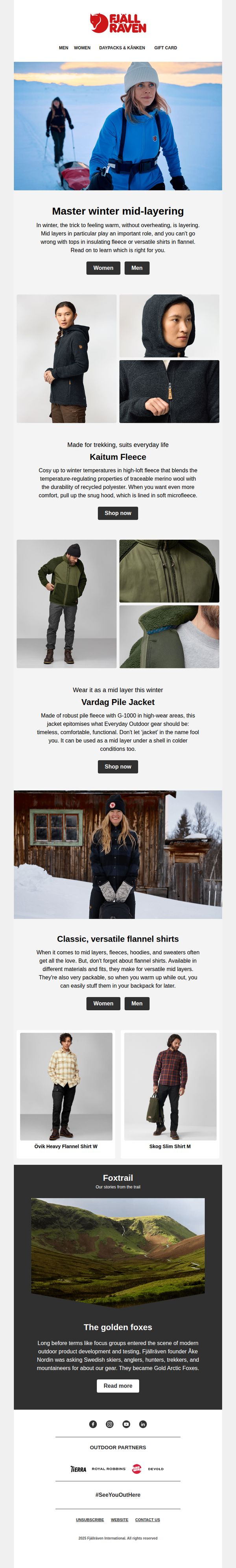 9. Fjällräven: Fleece or flannel?