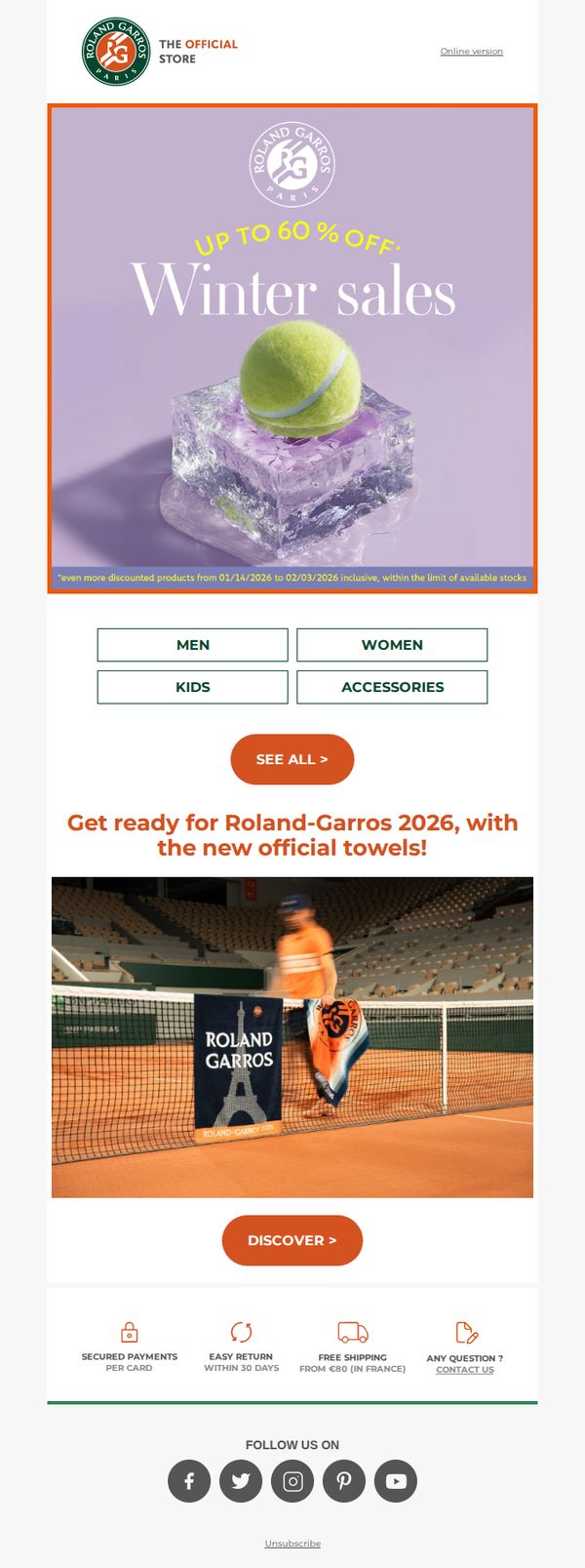 ROLAND-GARROS Store