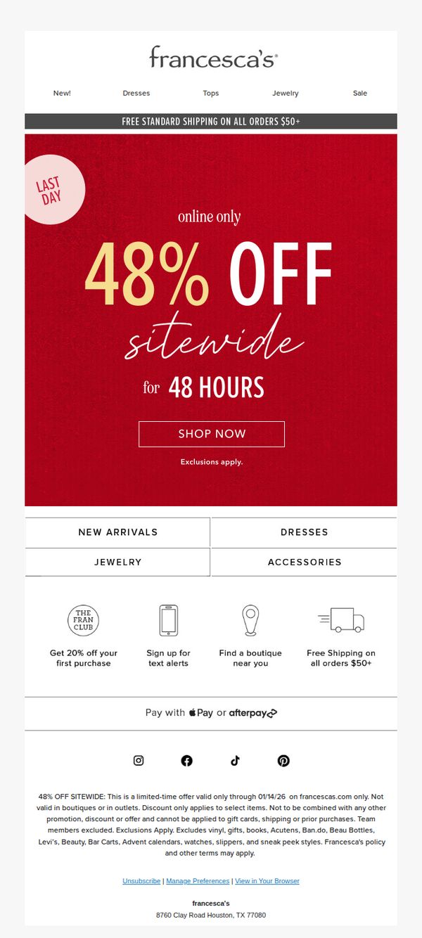 francesca's