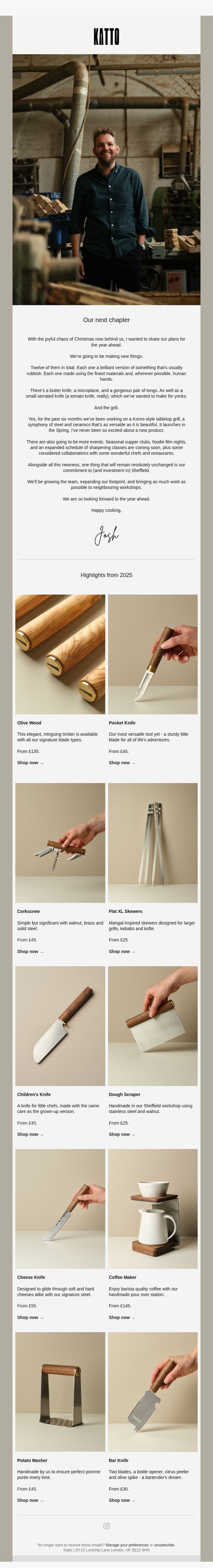 8. Crane Cookware: Our next chapter